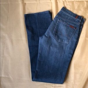 7 For All Mankind boycut jeans